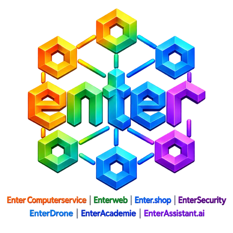 Enter-organisatie: Enter Computerservice, Enterweb, Enter.shop, EnterSecurity, EnterDrone, EnterAcademie en EnterAssistant.ai